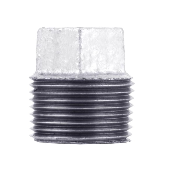 Plug STZ Industries, hierro maleable galvanizado, 3 pulgadas, MIP