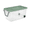Clear / Green, variant on 160 Quart Extra Large Wheeled Storage Bin Pack of 2 Gray Clear Plastic Container with Handle