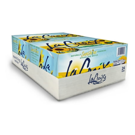 LaCroix Sunshine, Sparkling Water, 2 / 12 Pack, 12 oz Cans