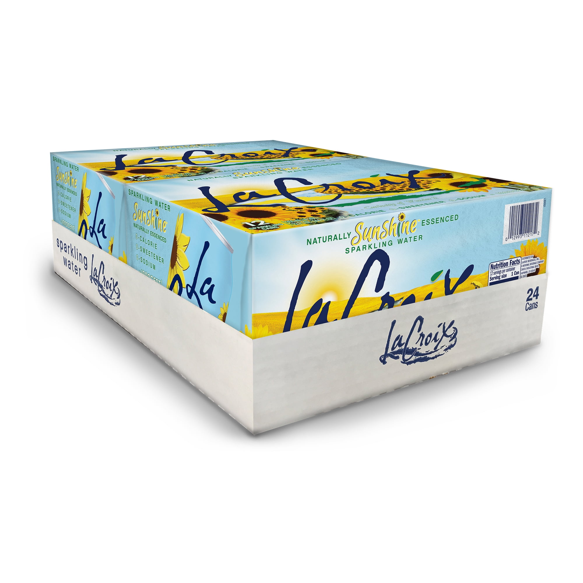 LaCroix Sunshine, Sparkling Water, 2 / 12 Pack, 12 oz Cans