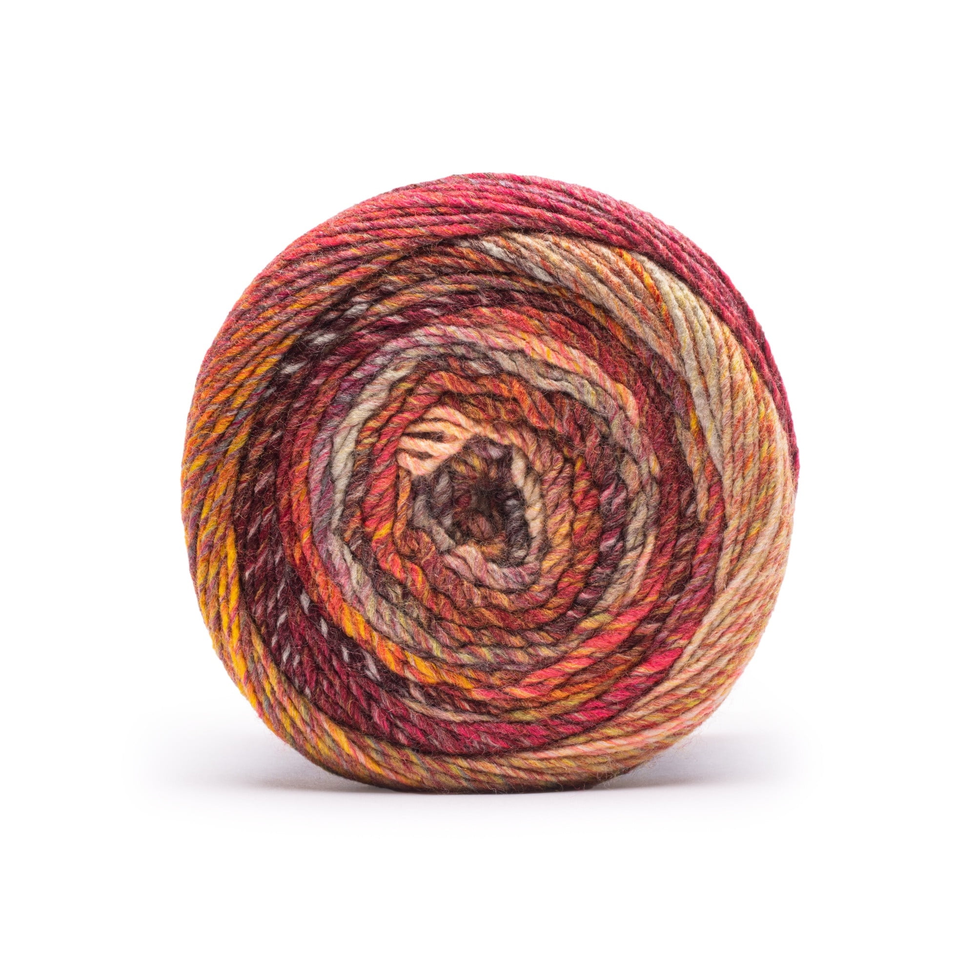 Red Heart® Roll With It Melange™ #4 Worsted (Medium) Acrylic Yarn, Amertrine 5.29oz/150g 389 Yards