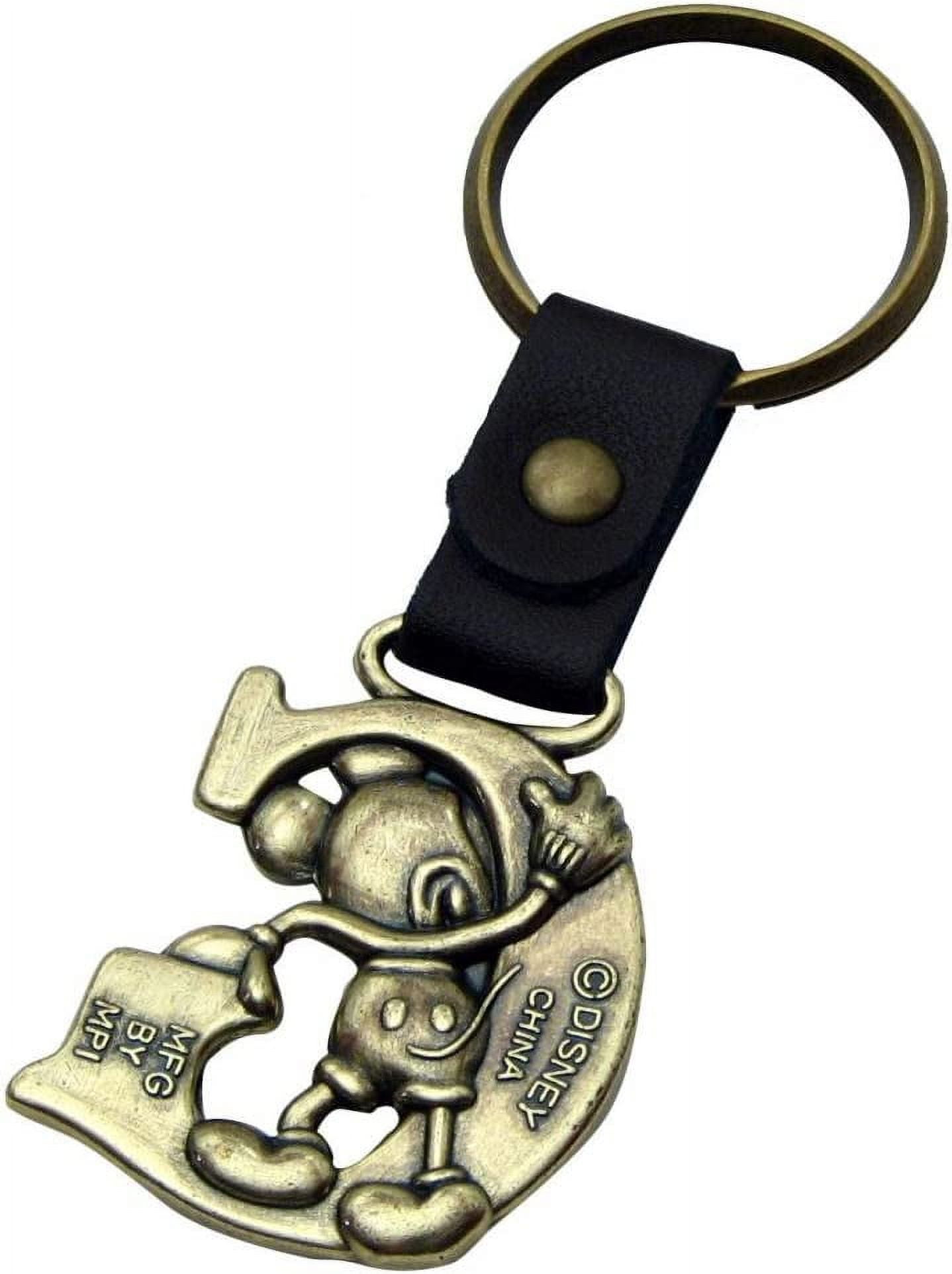 Mickey mouse shop letter keychain