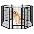thumbnail image 1 of Dog Playpen Outdoor  Indoor Pen for Large/Medium/Small Dogs Animals Portable Playpen for RV Camping Garden Yard Panels Height, 1 of 6
