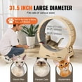 thumbnail image 4 of VEVOR Roue d'Exercice pour Chat Grande Roue de Tapis Roulant pour Chats d'Intérieur 35,8 Pouces, 4 of 9