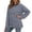 Navy, variant on TKKCS Womens Striped Long Sleeve Crew Neck Shirts Cotton Blend Drop Shoulder Fashion Casual Loose Fit Comfort Tee Red L