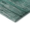 thumbnail image 4 of Addison Rugs Mayfield Washable Transitional Stripes Teal Rectangle Rug, 5' x 7'6", 4 of 6