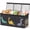 Black, variant on Extra Large Toy Storage Box for Girls Boys - Collapsible Toy Chest Organiser for Kids,Toy Bin Container with Lid for Clothes,Blanket,Nursery,Playroom,Bedroom,Stuffed Animals,Quilt(Beige&Purple)