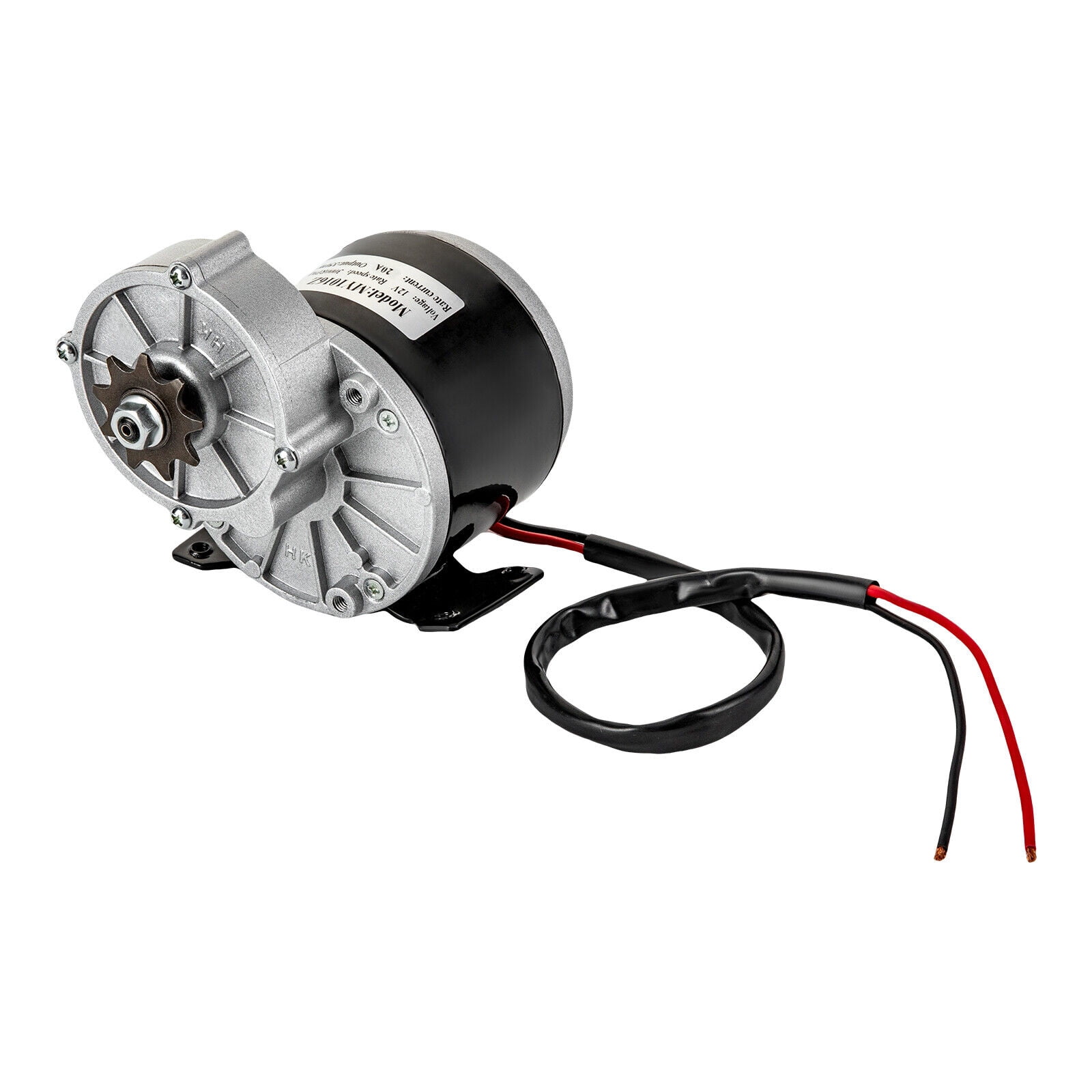 12 Volt DC 250 Watt Gear Reduction Electric Vehicle Geared Motor Electric Brushed Bicycle Bike Scooter Gear Reduction Motors for Small Electric Vehicles, Mopeds, Mini Bikes