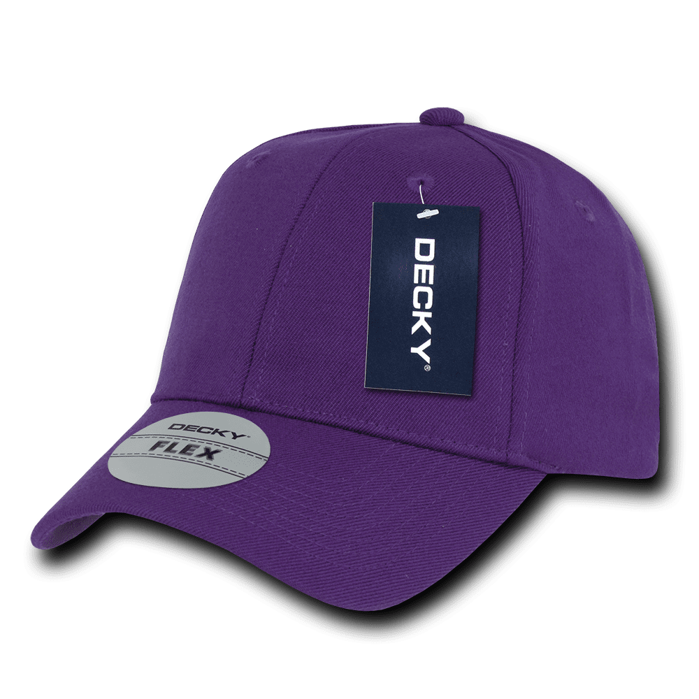 DECKY FITALL FLEX FITTED BASEBALL HAT HATS CAPS CAP 6 PANELS For Men
