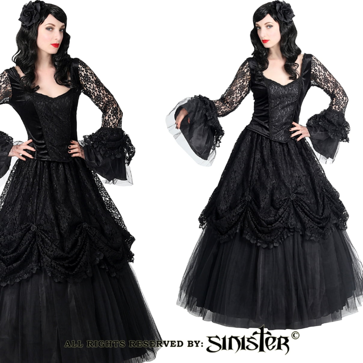 gothic skirts plus size