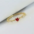 thumbnail image 2 of Elegant Wedding 18k Yellow Gold Plated Ring Cubic Zircon Women Jewelry Sz 6-10, 2 of 7