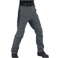 thumbnail image 2 of ZVNAΖH Men's Winter Tactical Work Pants - Thermal Waterproof Softshell Fleece Lined Cargo Pants for Cold Weather & Outdoor Use, 2 of 7