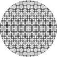 thumbnail image 1 of Ahgly Tapis Rond Lavable en Machine Intérieur Transitionnel Gris Fumé, 4 Pieds Rond, 1 of 7