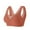 Watermelon Red, variant on Gymayou Women Thin Breathable Seamless Wireless Bra V Mesh Beauty Back Fixed Molded Cup Vest Style Lingerie Sleep Bras Beige L