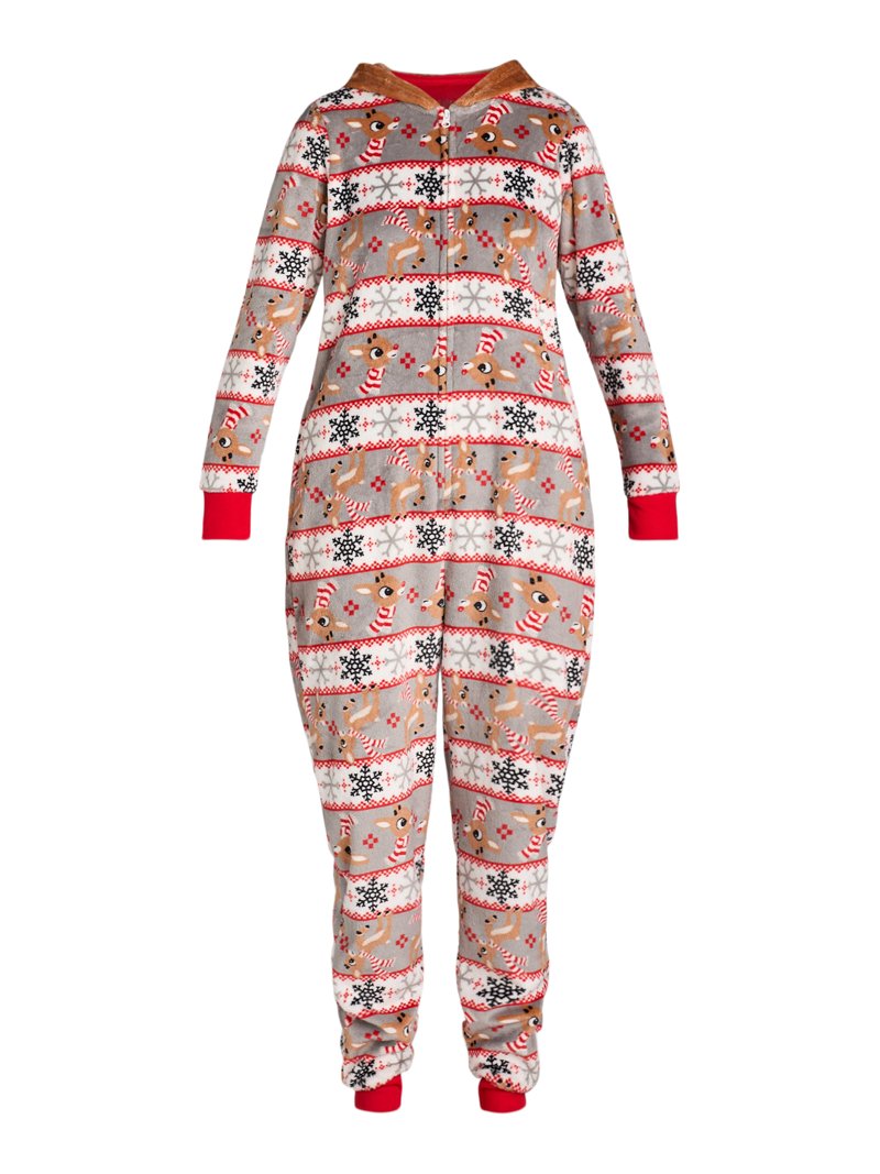 Women's Rudolph the Red-Nosed Reindeer Super Minky Union Suit