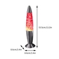 thumbnail image 2 of Luz nocturna LED XOAIHY que cambia de color con purpurina - Lámpara decorativa de dormitorio de vidrio y ABS con alimentación USB, perfecta para niños y adultos, 2 of 4