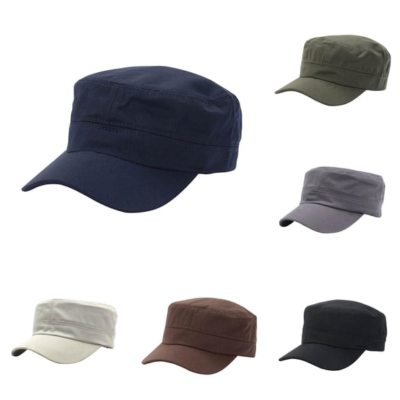 XIAOCHA Women's Solid Military Cap Adjustable Outdoor Dad Hat Farm Baseball Cap,Navy