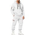 thumbnail image 4 of Leey-World Men Clothes Sets Outfits Jogging Suits for Men Activewear Work Out Hoodie and Sweatpants Set Casual Big and Tall Baggy Jumpsuit, 4 of 6