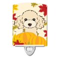 thumbnail image 1 of Carolines Treasures BB2064CNL Buff Poodle Thanksgiving Ceramic Night Light, 1 of 1