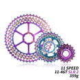 thumbnail image 4 of 11-46T 11 Vitesses Cassette de Vélo Roue Libre Ultralégère 11s Vélo de Montagne CNC Roue Libre Creuse, 4 of 7