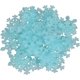 thumbnail image 1 of 50 pegatinas fluorescentes luminosas de copos de nieve de color azul para Navidad, 1 of 5