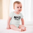 thumbnail image 3 of ABCD - Baby Clothes - Funny Newborn Bodysuit Outfits for Boys And Girls White-style-1 9months, 3 of 7