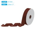 thumbnail image 2 of Unique Bargains Velvet Ribbon 1 Inch x 10 Yard Single Face Spool Silky DIY Crafts Gift Wrapping Bow Decoration Brown, 2 of 5