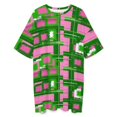 thumbnail image 3 of Pink & Green Fashions & Products! Sleepshirts For Sleeping Travels Loose Sleepdress Pajama Dress Soft Nightdress Sleepwear, 3 of 7