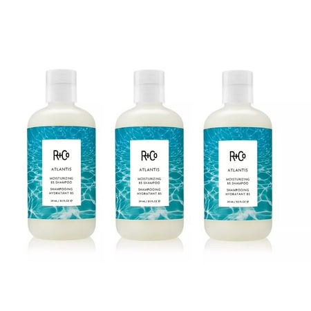 R+Co Atlantis Moisturizing B5 Shampoo, 8.5 oz (Pack of 3)