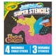 thumbnail image 1 of Juego de plantillas Crayola Super Stencils Magical Creatures 3ct 4+, 1 of 7