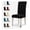 Black, variant on ATJIA Chair Covers Stretch Dining Room Chair Covers Jacquard Parson Chair Slipcover Dining Chair Slipcovers for Dining Room