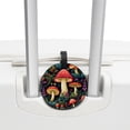 thumbnail image 3 of mushroom 2pcs PU Leather Round Bag Tags Suitcase Handbag Tags with Privacy Cover and Name ID Tag for Travel Luggage, Handbags, Backpacks, School Bags, 3 of 6