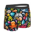 thumbnail image 3 of Haiem Underwater Diving Animals Men's Boxer Briefs, Every Day Comfort Stretch Cotton Moisture-Wicking Underwear-Medium, 3 of 9