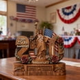 thumbnail image 5 of XINGAG 250th Anniversary Decor 1776–2026, 4th of July Patriotic Table Decorations, Red White and Blue Patriotic Decor, Memorial Day Decorations Independence Day Home Office Table Centerpieces Sign, 5 of 7