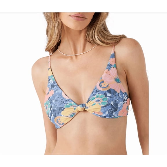 O'Neill Women's Jadia Pismo Floral-Print Bikini Top, medium