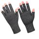 thumbnail image 1 of Yaju Fingerless Arthritis Compression Gloves Raynauds Gloves Rheumatoid Osteoarthritis Wrist Supports -hand Pain Relief(1 Pair, Gray), 1 of 5