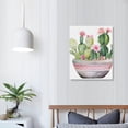 thumbnail image 3 of Nawypu  Succulent Plants Bathroom Decor Wall Art, Green Cactus Pictures Canvas Print, Botanical Paintings for Bedroom Living room Office Decoration, 3 of 4