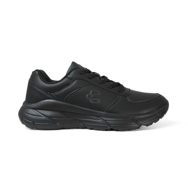 Tenis Charly Walking Unisex Flexibles negro 27.5