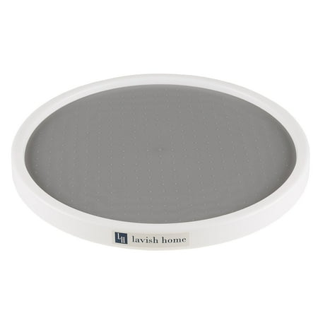 Lazy Susan Turntable Spice Rack Rotating Cabinet Shelf And