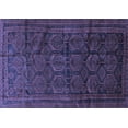thumbnail image 1 of Ahgly Company Indoor Rectangle Persian Blue Traditional Area Rugs, 7' x 10', 1 of 4