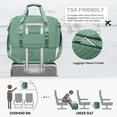 thumbnail image 2 of Gynky Travel Duffle Bag Weekender Bags for Women with Shoe Compartment Carry on Overnight Bag with Toiletry Bag Hospital Bag for Labor and Delivery Weekender Overnight Bag for Trave Sport Hospital, 2 of 8