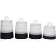 thumbnail image 3 of Youngs 21341 Rustic Modern Ceramic Canister - 4 Piece, 3 of 5