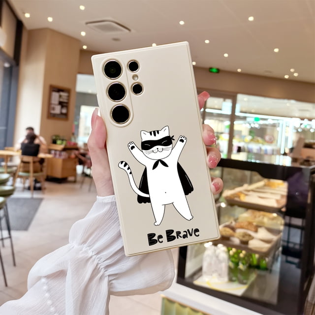 Proteja su iPhone con esta divertida funda para teléfono plateada colorida de doble capa mate con diseño de dibujos animados