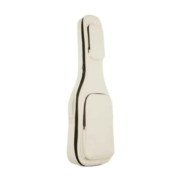 Funda para guitarra Estuche de transporte para guitarra acústica Caja de almacenamiento para guitarra Asa de transporte beige