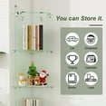 thumbnail image 4 of CQSXDA Floor Standing 5-Tier Glass Display Case with Locking Doors and LED Lights for Collectibles and Decorative Items, 4 of 12