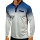 thumbnail image 3 of Blusa de manga larga con estampado de ocio de negocios degradado de primavera para hombre Pompotops oipoqjl27986, 3 of 3