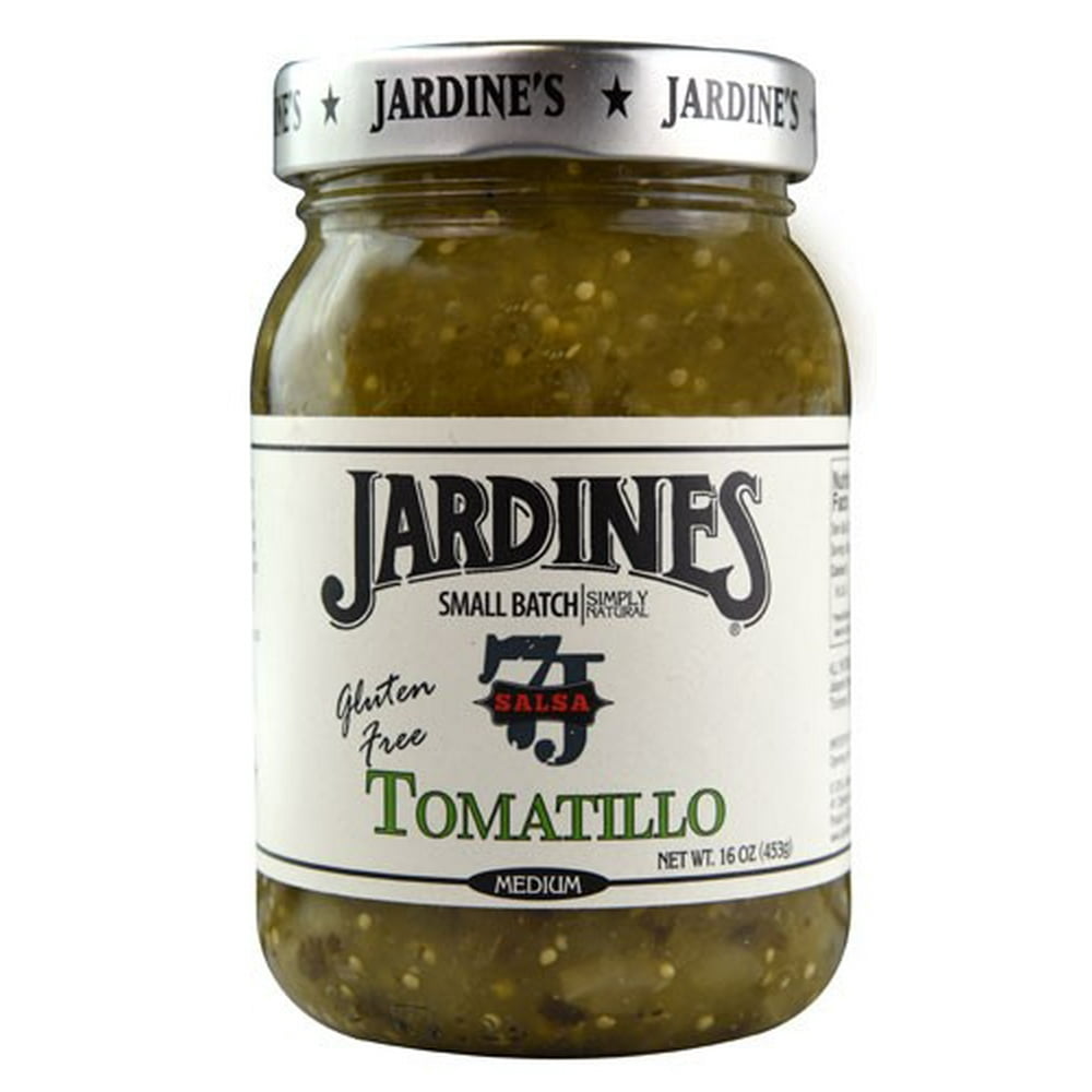 Jardines 7J Salsa Tomatillo Medium, 16.0 OZ