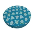 thumbnail image 2 of Lsque Sea Turtle Round Bar chair cushion covers Velvet Fabric Premium Comfort Protects from Scratches and Stains for 14-17 Inch Chair- 13 inch, 2 of 7