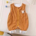 thumbnail image 6 of Baby Onesies 0-3T Soft Corduroy Cotton Sleeveless Jumpsuit Romper Front Zip One Piece Playsuit Boys Girls Clothes (1-2 Years, Yellow), 6 of 6
