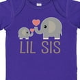 thumbnail image 4 of Inktastic Little Sister Elephant Girls Baby Bodysuit, 4 of 5